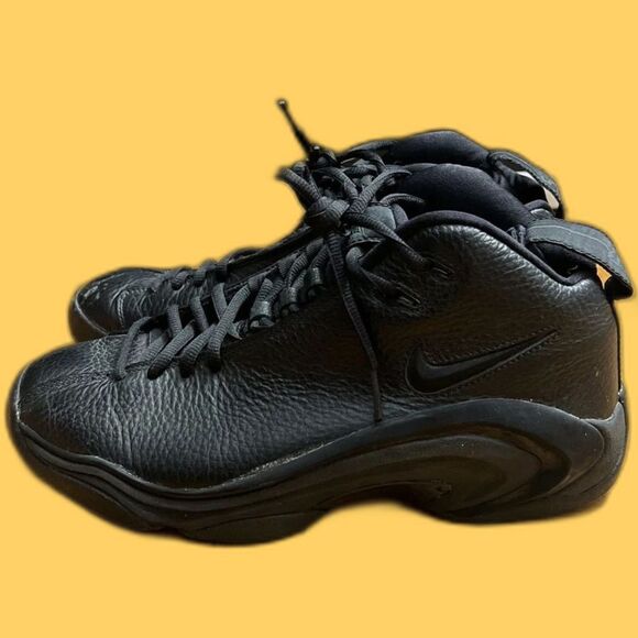 Nike Pippen 2 Triple Black 2006 Shoes Sneakers Size 12 312545-002 - Picture 2 of 5
